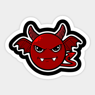 Cute and Devilish Delight Sticker